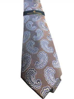 Brooks Brothers Pine Paisley Silk Tie NWT
